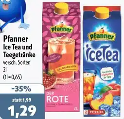 Aktiv Irma Pfanner Ice Tea und Teegetränke Angebot