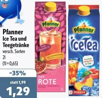 Aktiv Irma Pfanner Ice Tea und Teegetränke Angebot