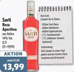Aktiv Irma Sarti Rosa Aperitivo Angebot