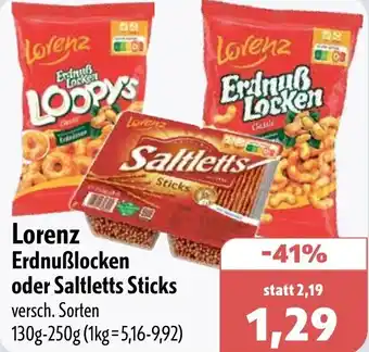 Aktiv Irma Lorenz Erdnuẞlocken oder Saltletts Sticks Angebot
