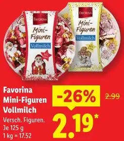 Lidl Favorina Mini-Figuren Vollmilch Angebot