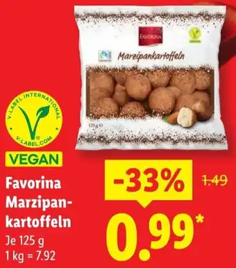 Lidl Favorina Marzipankartoffeln Angebot