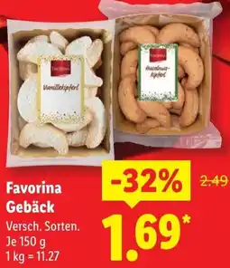 Lidl Favorina Gebäck Angebot