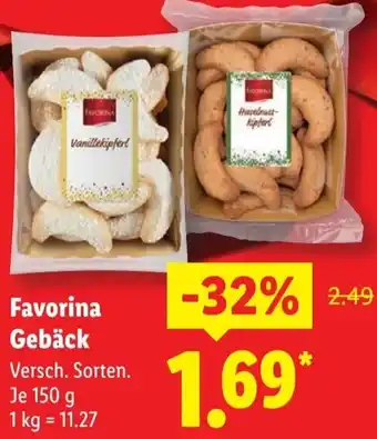 Lidl Favorina Gebäck Angebot