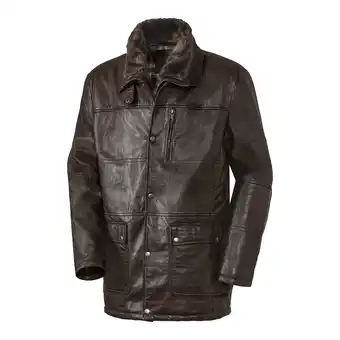 Netto Marken-Discount Ross & Cole Herren Lederjacke lang Angebot