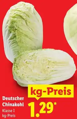 Lidl Deutscher Chinakohl Angebot