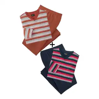 Netto Marken-Discount Franco Bettoni 4er Pack Herren Pyjamas lang Angebot