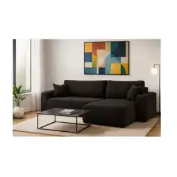 Netto Marken-Discount Inter Trading Ecksofa Austin 272x224 cm Cord Anthrazit Poso 22 Angebot