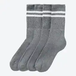 NKD Herren-Tennissocken mit Streifen, 4er-Pack Angebot