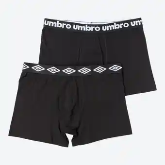NKD Umbro Herren-Retroshorts mit bedrucktem Bund, 2er-Pack Angebot