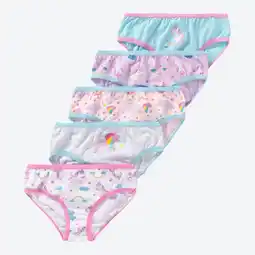 NKD Kinder-Mädchen-Slips mit verschiedenen Designs, 5er-Pack Angebot