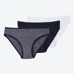 NKD Teener-Mädchen-Slip mit hohem Baumwoll-Anteil, 3er-Pack Angebot