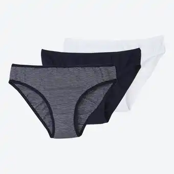 NKD Teener-Mädchen-Slip mit hohem Baumwoll-Anteil, 3er-Pack Angebot