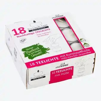 NKD Villa Verde Eco Line Teelichter, 18er-Pack Angebot