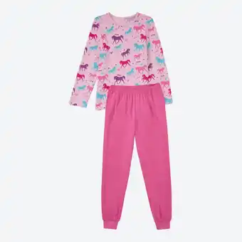 NKD Kinder-Mädchen-Schlafanzug mit Bündchen, 2-teilig Angebot