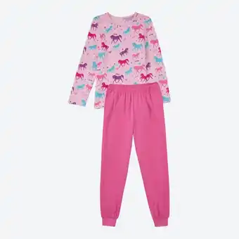 NKD Kinder-Mädchen-Schlafanzug mit Bündchen, 2-teilig Angebot