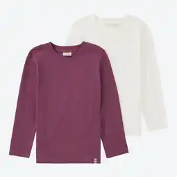 NKD Unisex-Kinder-Langarmshirt, 2er-Pack Angebot