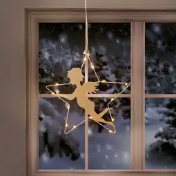 NKD LED-Stern mit Engel, ca. 25 cm Angebot