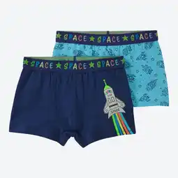 NKD Kinder-Jungen-Retroshorts mit Raketen-Motiv, 2er-Pack Angebot