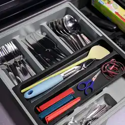 NKD Besteckkasten, ausziehbar, ca. 41x34x6,3cm Angebot