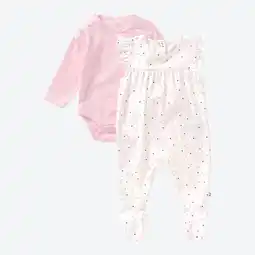 NKD Baby-Mädchen-Strampler-Set aus Baumwolle, 2-teilig Angebot