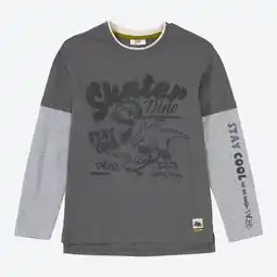 NKD Kinder-Jungen-Shirt mit Dinosaurier-Aufdruck Angebot