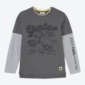 NKD Kinder-Jungen-Shirt mit Dinosaurier-Aufdruck Angebot