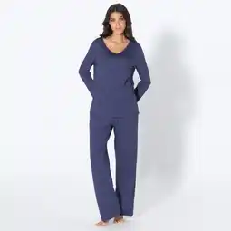 NKD Damen-Schlafanzug in Wickeloptik, 2-teilig Angebot