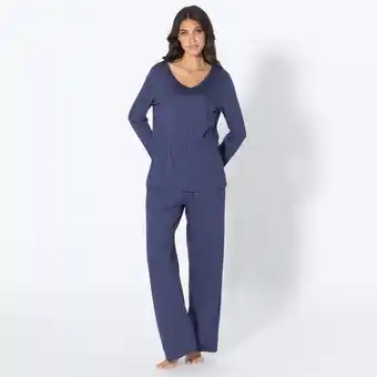 NKD Damen-Schlafanzug in Wickeloptik, 2-teilig Angebot