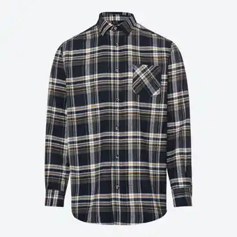 NKD Herren-Langarm-Flanellhemd mit Brusttasche Angebot
