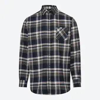 NKD Herren-Langarm-Flanellhemd mit Brusttasche Angebot