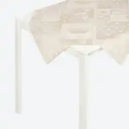 NKD Mitteldecke mit Jacquard-Muster, ca. 80x80 cm Angebot