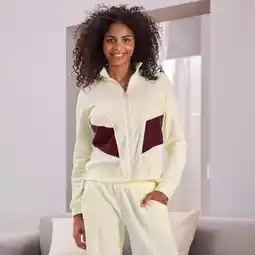 NKD Damen-Homewear-Sweatjacke mit Colorblock-Design Angebot