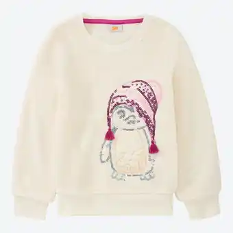NKD Kinder-Mädchen-Fleeceshirt mit Pailletten Angebot