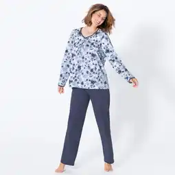 NKD Damen-Schlafanzug mit V-Ausschnitt, 2-teilig Angebot