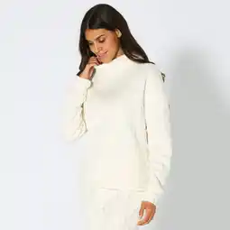 NKD Damen-Homewear-Oberteil mit Zopfstrickmuster Angebot