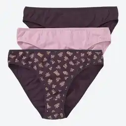 NKD Damen-Minislip mit hohem Baumwollanteil, 3er-Pack Angebot