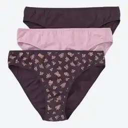 NKD Damen-Minislip mit hohem Baumwollanteil, 3er-Pack Angebot