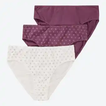 NKD Damen-Rioslip mit hohem Baumwollanteil, 3er-Pack Angebot