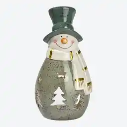 NKD Schneemann-Teelichthalter, ca. 9x9x18 cm Angebot