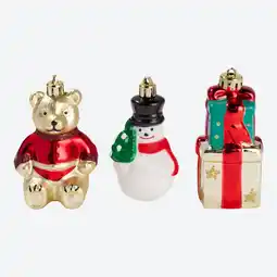 NKD Weihnachtsbaum-Anhänger-Figuren, 3er-Set, Höhe ca. 9 cm Angebot
