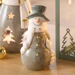 NKD Deko-Schneemann, ca. 6,5x6x12,5 cm Angebot