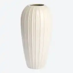 NKD Vase mit Rillenstruktur, ca. 16,5x11,5x34cm Angebot