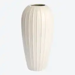 NKD Vase mit Rillenstruktur, ca. 16,5x11,5x34cm Angebot