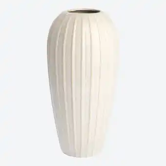 NKD Vase mit Rillenstruktur, ca. 16,5x11,5x34cm Angebot