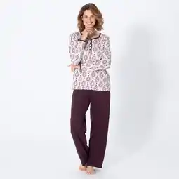 NKD Damen-Schlafanzug mit Rundhalsausschnitt, 2-teilig Angebot