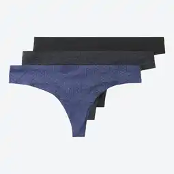 NKD Damen-String mit Prägung, 3er-Pack Angebot