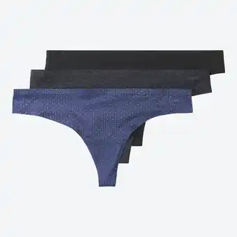 NKD Damen-String mit Prägung, 3er-Pack Angebot