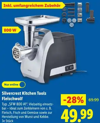 Lidl Silvercrest Kitchen Tools Fleischwolf Angebot