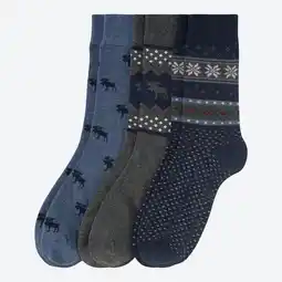 NKD Herren-Socken mit winterlichem Design, 3er-Pack Angebot